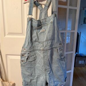 Levi's Light Blue Denim Overalls
